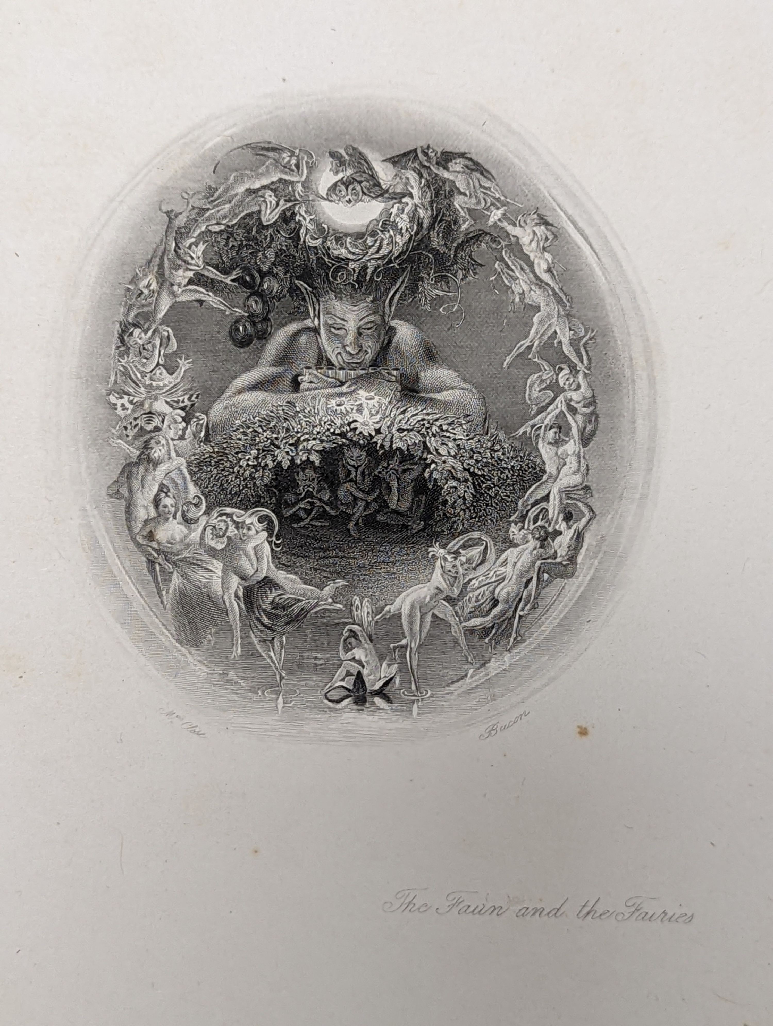 A folio of assorted antique prints
